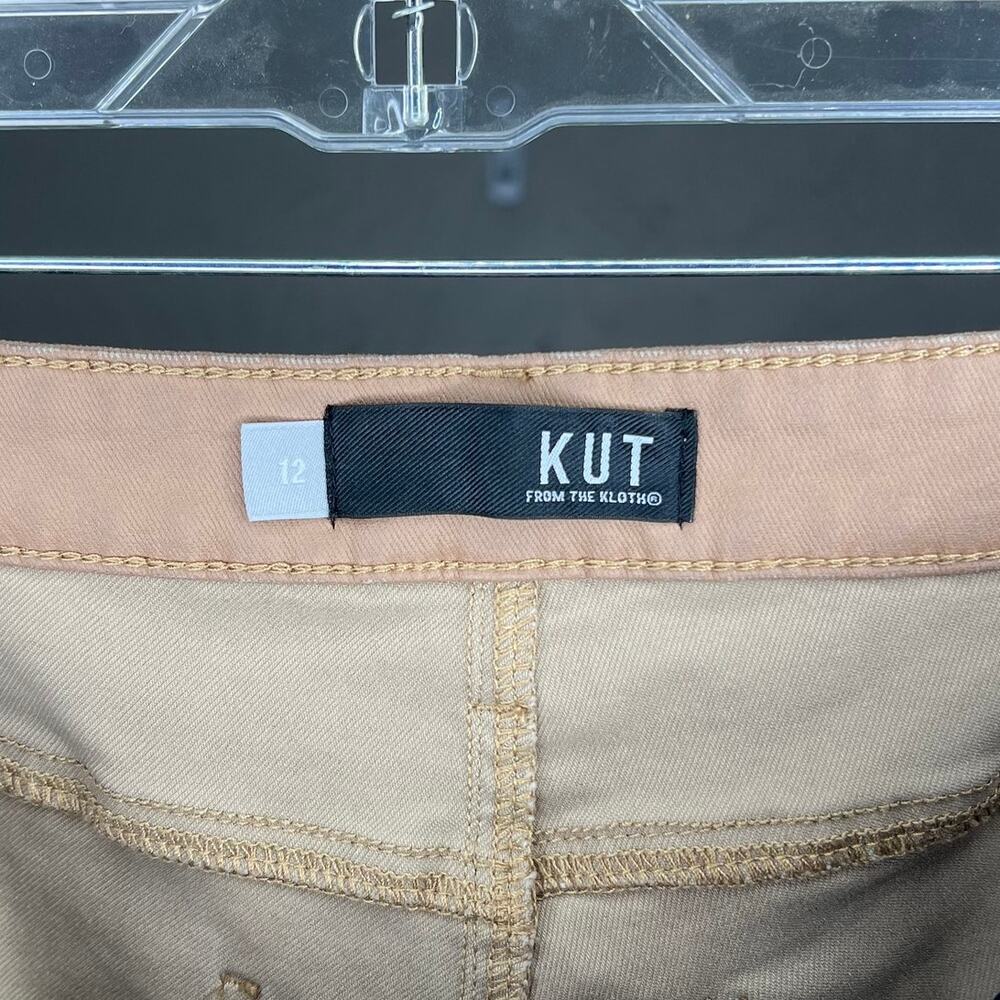 Kut from the Kloth Tan Jeans - Women's Size 12 - Picture 3 of 5